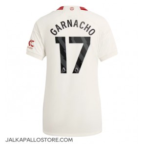 Manchester United Alejandro Garnacho #17 Kolmaspaita Naisten 2023-24 Lyhythihainen